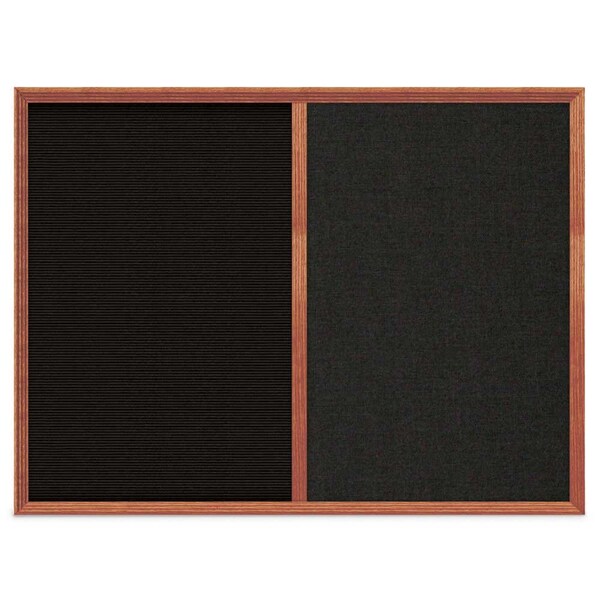 Slim Style Indoor Enclosed Corkboard, 12
